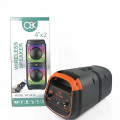4`x2 Outdoor Home Wireless Bass BT Speaker With RGB and TWS Connection BT-2413