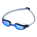 Aquasphere Fastlane - Blue Titanium Mirrored Lens - Blue/White Swim Racing Goggles