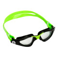 Aquasphere Kayenne Junior - Clear Lens - Black/Green Swim Goggles