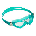 Aquasphere Vista Junior - Clear Lens - Green/White Swim Mask