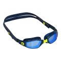 Aquasphere Ninja - Blue Titanium Mirrored Lens - Navy/Navy Swim Racing Goggles
