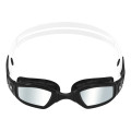 Aquasphere Ninja - Silver Titanium Mirrored Lens - Black/White Swim Racing Goggles