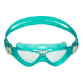 Aquasphere Vista Junior - Clear Lens - Green/White Swim Mask