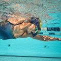Aquasphere Focus Swim Training Snorkel - Blue/Orange - Regular Fit