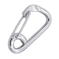 SF2430 Spring Snap Hook (angled hook with eye end)