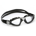 Aquasphere Kayenne - Clear Lens - Black/Silver Swim Goggles