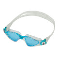 Aquasphere Kayenne Junior - Blue Tinted Lens - Transparent/Aqua Swim Goggles