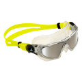 Aquasphere Vista Pro - Silver Titanium Mirrored Lens - Yellow Swim Mask