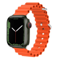 LOBO Ocean Strap for Apple Watch 7/8 41mm, SE/4/5/6 40mm, 1/2/3 38mm - Orange