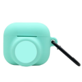 5by5 Silicone Cover with Airtag Holder for Airpod PRO - Turquoise
