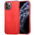 Goospery i-Jelly Cover for iPhone 12 PRO (6.1") - Metallic Finish - Red