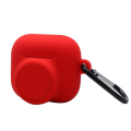 5by5 Silicone Cover with Airtag Holder for Airpod PRO - Red