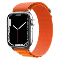 LOBO Nylon Alpine Loop For Apple Watch 7/8 45mm, 1/2/3 42mm, SE/4/5/6 44mm - Orange