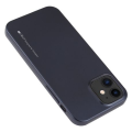 Goospery i-Jelly Cover for iPhone 12 (6.1") - Metallic Finish - Black