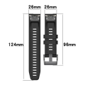 5by5 26mm Quick Fitting Silicone Strap for Garmin(Compatibility List Below) - Orange
