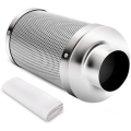 4" Carbon Filter with Pre Filter (4" Inlet/Outlet X 500mm Length)