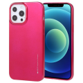 Goospery i-Jelly Cover with Metallic Finish for iPhone 13 Pro MAX(6.7 inch) - Hot Pink