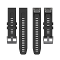 5by5 20mm Quick Fitting Silicone Strap for Garmin(Compatibility List Below) - Red