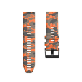 LOBO 22mm Silicone Watch Strap for Garmin - Orange Camo