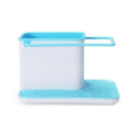 Kitchen Sink Organiser - Medium (21 x 11.4 x 13.5cm) - Blue &amp; White