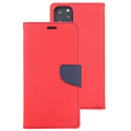 Goospery Fancy Diary Flip Cover for iPhone 11 Pro Max - Red &amp; Navy