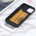 Goospery Sliding Card Cover for iPhone 13 PRO (6.1 Inch) - Rose Gold &amp; Black