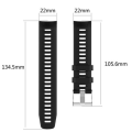 5by5 Replacement Silicone Strap Garmin Instinct with Tool &amp; Pins - Grey