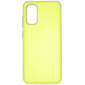 Goospery Sky Slide Cover for Samsung Galaxy S20 with Card Holder - Lime