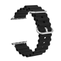 LOBO Ocean Strap for Apple Watch Ultra 49mm, Series 7/8 45mm - Black