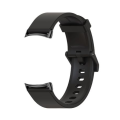 LOBO Silicone Strap with Electroplated Ends for Fitbit Charge 5 - Black