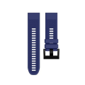 LOBO 26mm Silicone Watch Strap for Garmin - Quick Release - Dark Blue