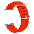 LOBO Ocean Strap for Apple Watch 7/8 41mm, SE/4/5/6 40mm, 1/2/3 38mm - Red