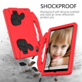 T4U Shockproof Kids Cover for 2020 Galaxy Tab A7 with Stand (10.4") - Red