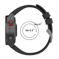 5by5 22mm Quick Fitting Silicone Strap for Garmin(Compatibility List Below) - Navy