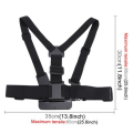 PULUZ Adjustable Chest Harness for GoPro Hero 9/8/7/6/5/4/3/2/1