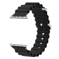 LOBO Ocean Strap for Apple Watch 7/8 41mm, SE/4/5/6 40mm, 1/2/3 38mm - Black
