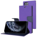 Goospery Fancy Diary Flip Cover for iPhone 11 Pro Max - Purple &amp; Navy