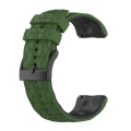 LOBO QuickRelease 24mm Watch Strap For Suunto 9/Baro/Spartan Sport - Green &amp; Black