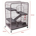 Small Animal 3 Tier Cage with Ramps &amp; Accessories (64x43.4x92.5cm)