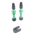 2x T4U Tubeless Valves with Valve Core Tool (40mm)