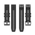 LOBO 20mm QuickChange Silicone Strap for Garmin Fenix 5S/6S/7S &amp; More.