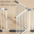 Safe Metal Expandable Gate with Narrow Bar - Pet and Baby Safety Door