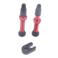 2x T4U Tubeless Valves with Valve Core Tool (40mm)
