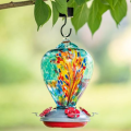 Hand Blown Glass Hummingbird Feeder (1000ML)