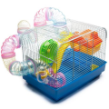 YOUDA Blue Hamster Cage with Accessories (33cm x 23cm x 24cm)