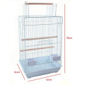 Parrot Cage with Accessories 52x41x78cm (White)