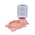Automatic Pet Feeder Large Capacity Water Dispenser - Pink