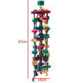 Parrot World Bird Toy Rope &amp; Wood (T-038)