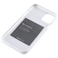 Goospery i-Jelly Cover with Metallic Finish for Apple iPhone 11 6.1" - Silver White