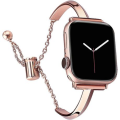 LOBO Rose Gold Bracelet Strap for Apple Watch 41/40/38mm(List Below) AStyle